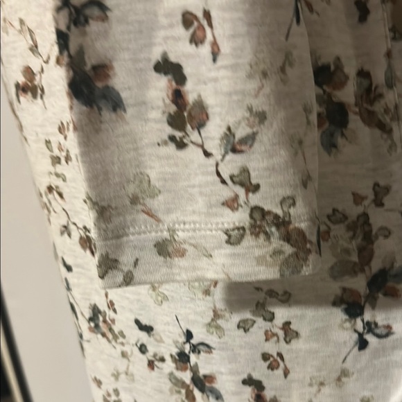 J. Jill Women’s Floral Knit Tunic Side Button Long Sleeve Size XS - Picture 4 of 11